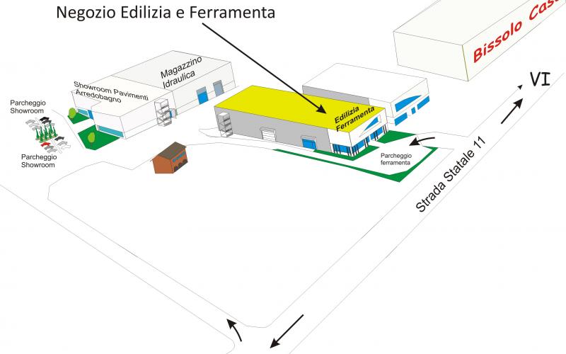 Map highlighting the Construction zone
