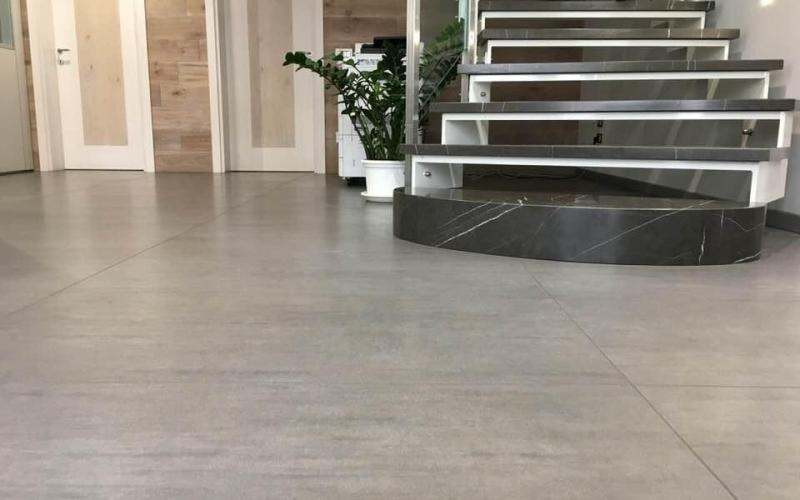 Porcelain stoneware tiles offices floors in Chiampo (Vicenza)