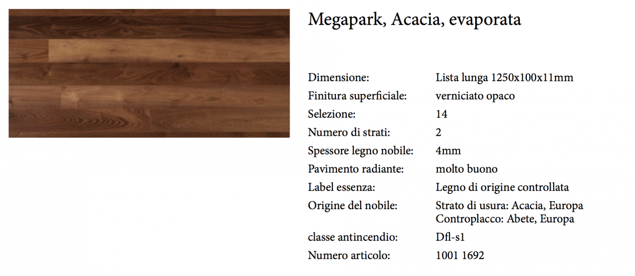 Bauwerk Acacia Megapark Vernice