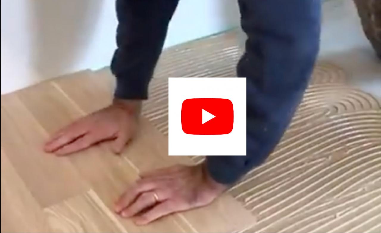 video posa del prefinito in legno