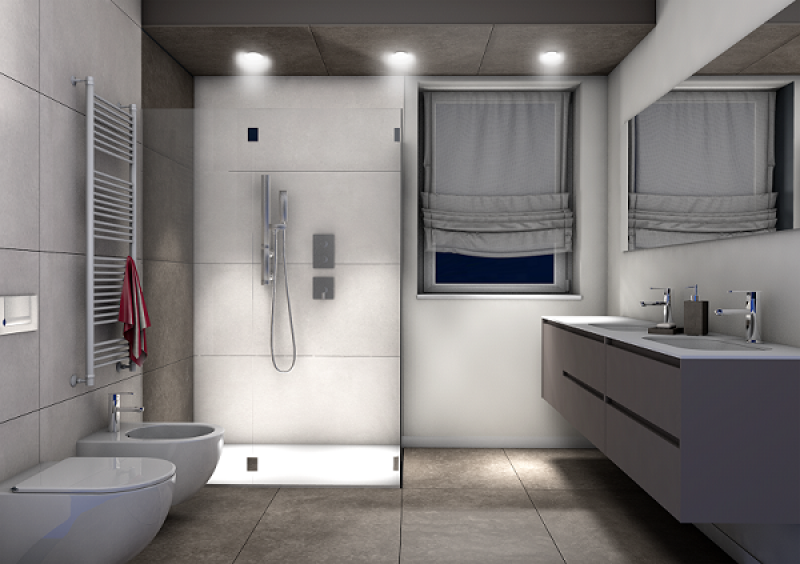 bagno maschile progettazione bagni moderni Vicenza Verona