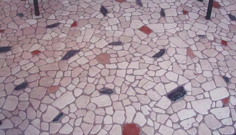 pavimento terrazzo alla veneziana marmo negozio Vicenza
