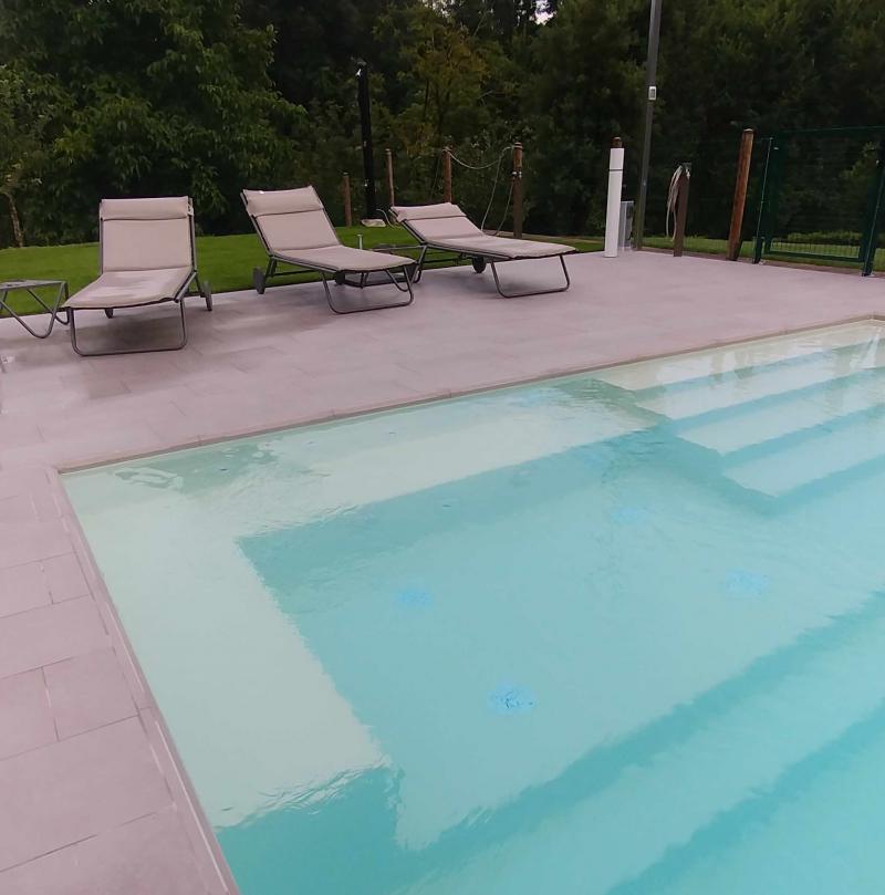Una piscina realizzata a Valdagno, Vicenza