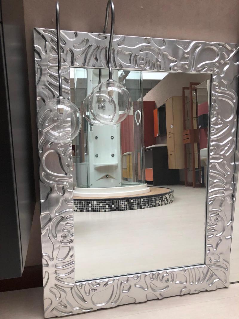 Specchio con cornice argento, prezzo outlet Pellizzari Fratelli