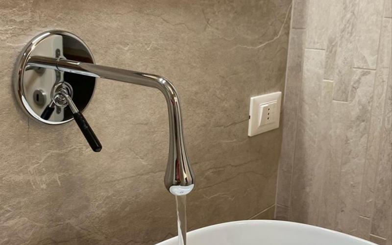 Modern bathroom tap in Vicenza