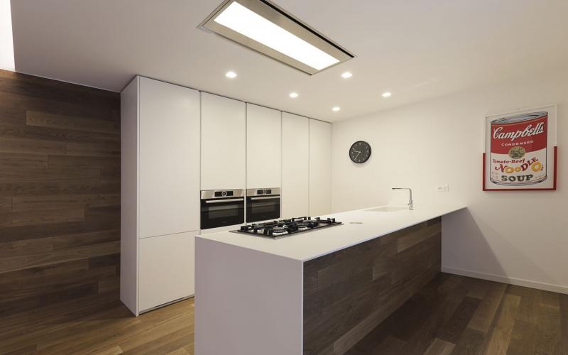cucina moderna bianca Vicenza pavimenti