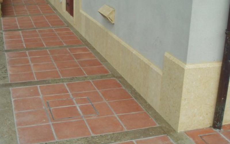 Florentine terracotta flooring laid in Lonigo Vicenza