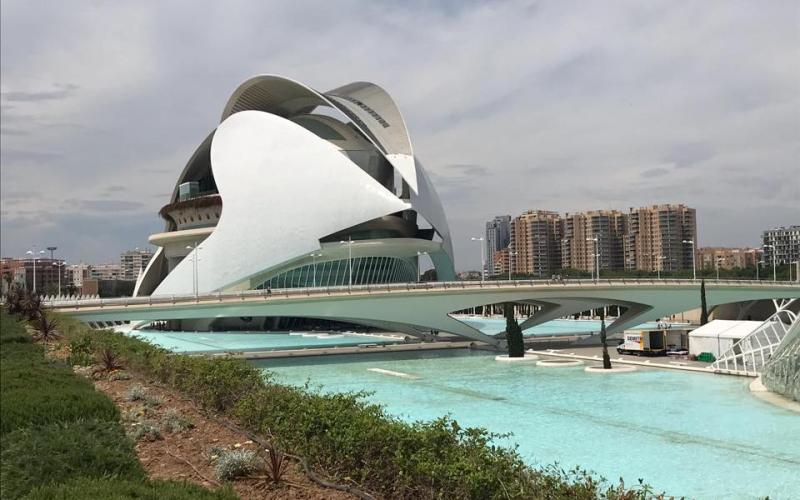 Santiago Calatrava, Città delle arti e della scienza, Valencia