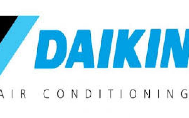 Nell'immagine si vede il logo della Daikin