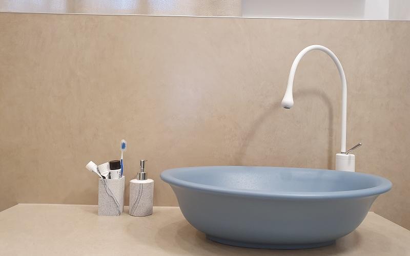 arredobagno Lonigo lavabo da appoggio ceramica blu
