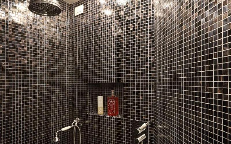 bagno classico doccia mosaico Vicenza