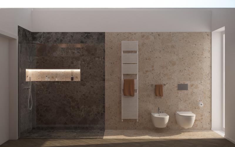 Progetto del bagno moderno, Vicenza