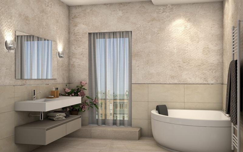 Bathroom Project Render Vicenza Verona