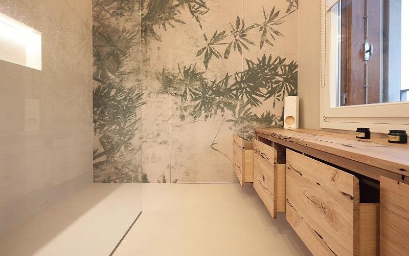 Modern wallpaper bathroom Vicenza