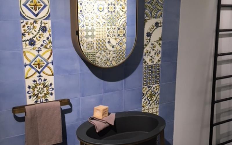 cementine bathroom wall tiles shop in Vicenza