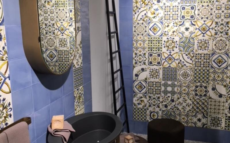 cementine bathroom wall tiles shop in Vicenza