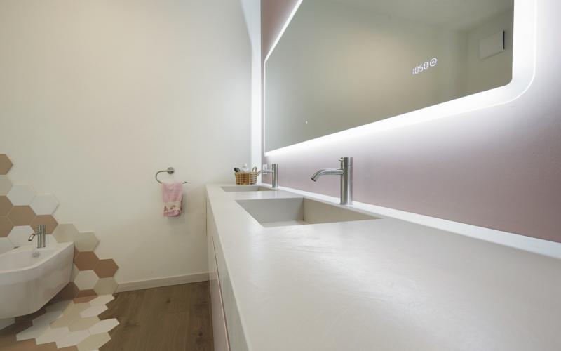 bathroom design girls pink vicenza modern