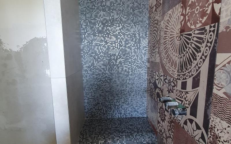 doccia decorata mosaico, Vicenza