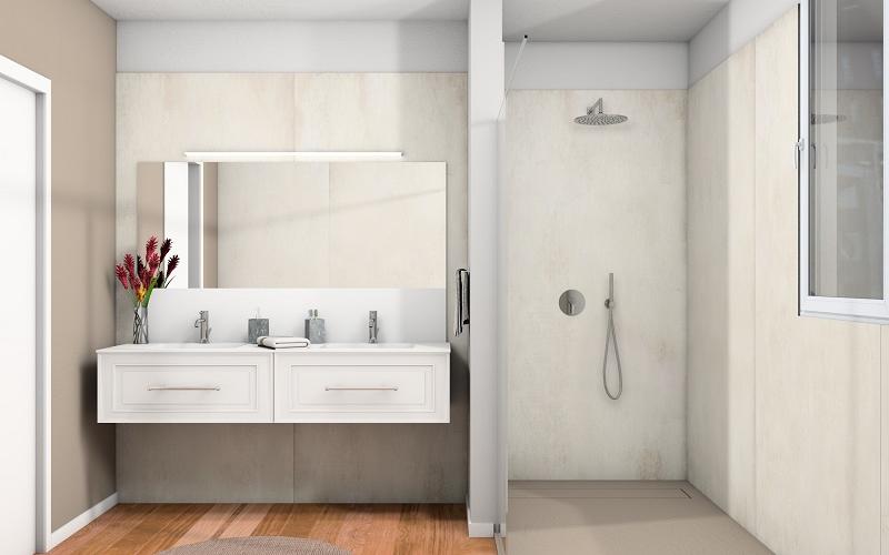 doppio lavabo integrato mobile bagno classico