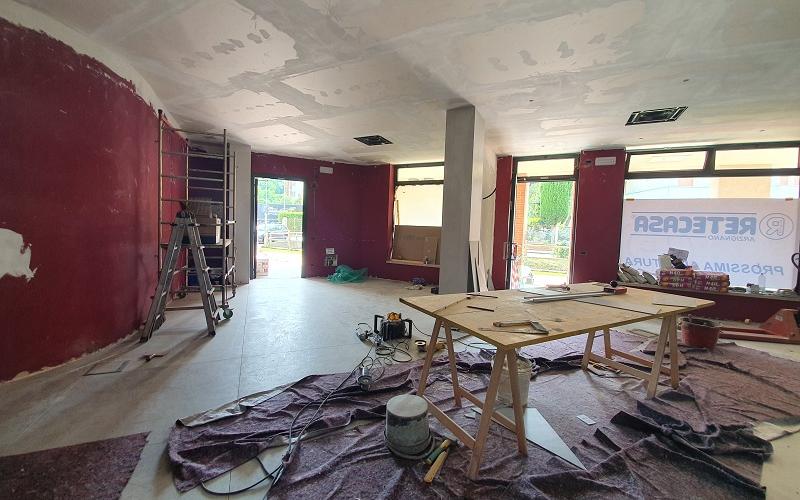 Plasterboard offices renovate turnkey in Vicenza