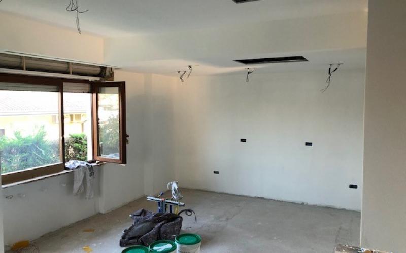 Plasterboard suspended ceiling in Vicenza
