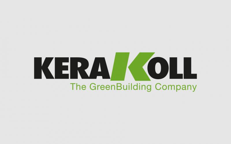 Nell'immagine si vede il logo della Kerakoll