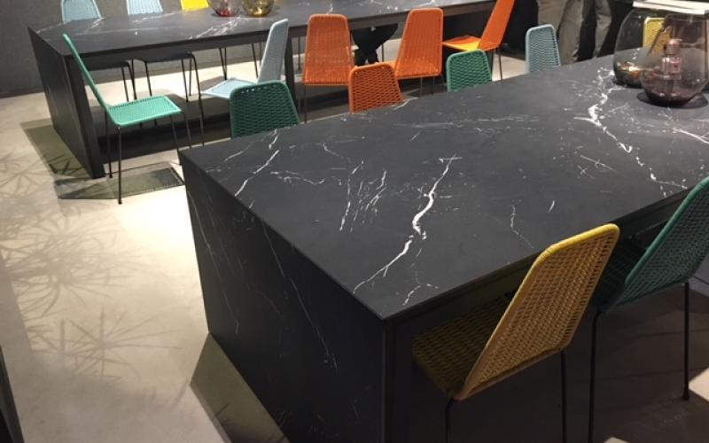 Marble effect tiles for tables 