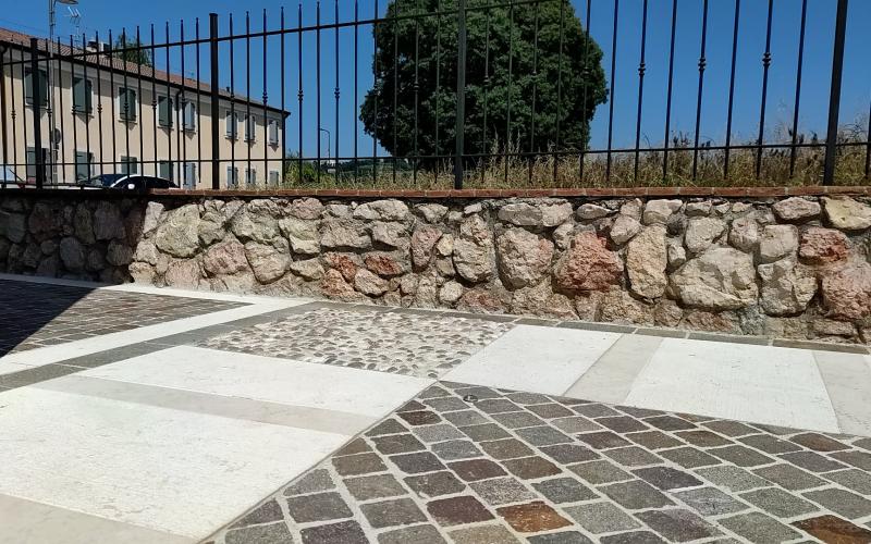 Pavimenti per esterni acciottolato Verona