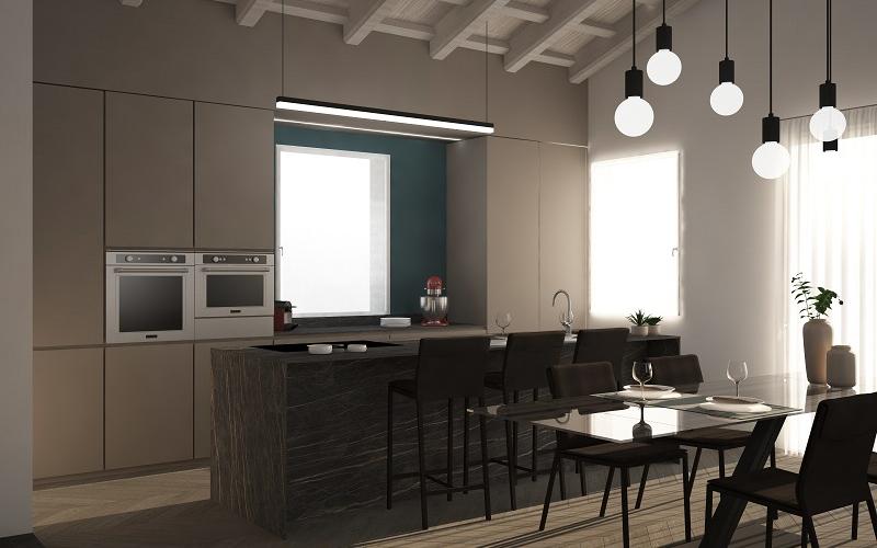 Modern kitchen with island project