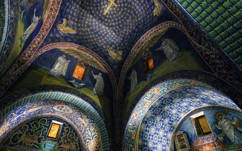 Mosaico bizantino a Ravenna, mausoleo di galla placidia