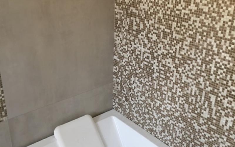 Vicenza: mosaico Appiani in un bagno