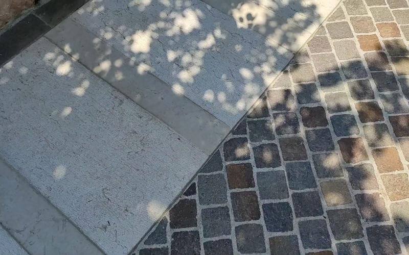 Pavimento esterno porfido Verona