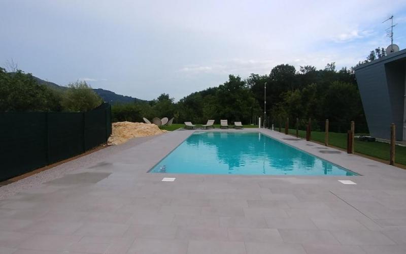 Outdoor flooring swimming pool Vicenza
