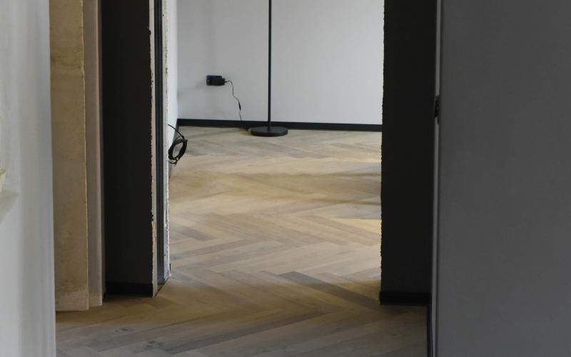 parquet legno olmo pavimento uffici Vicenza