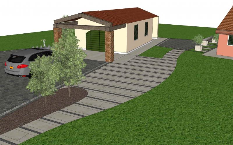 Progetto pavimento esterno Verona