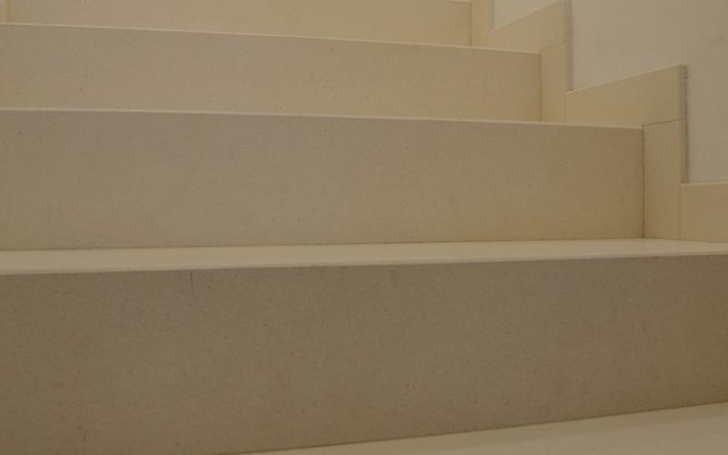 scala interna marmo bianco Vicenza