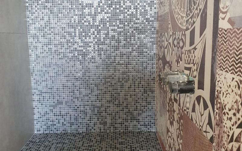 seduta mosaico doccia, Vicenza