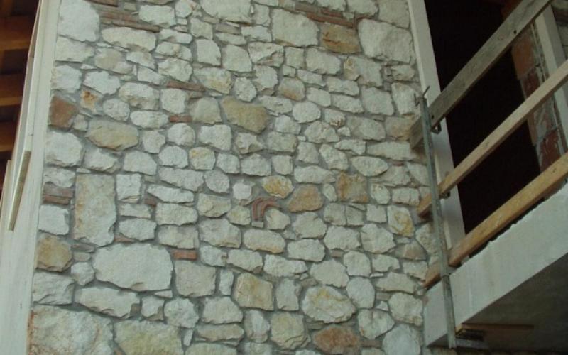 stone cladding porch vicenza gambellara