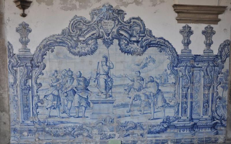 Storia della piastrella: gli azulejos brasiliani nel chiostro della chiesa di san francesco