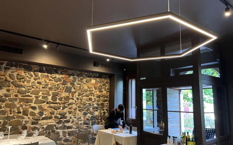 studio illuminazione ristorante Vicenza