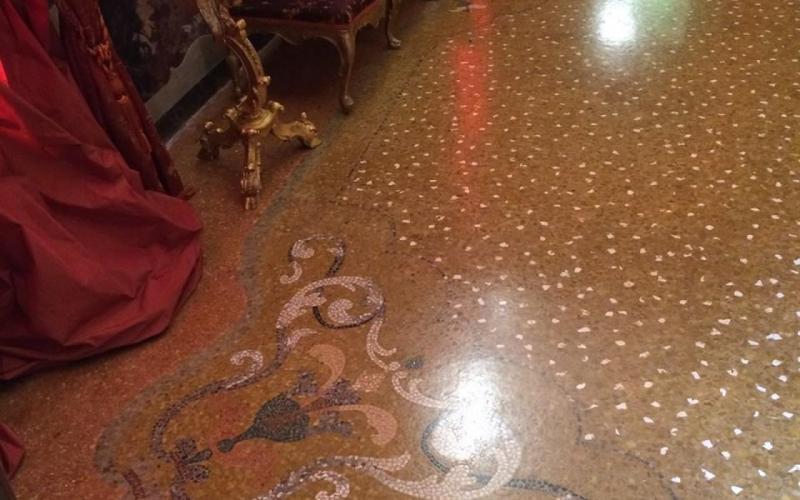 Il pavimento alla Veneziana di palazzo Mocenigo
