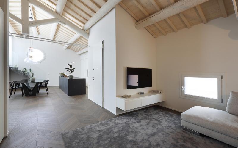open space arredamento su misura moderno e minimale Vicenza
