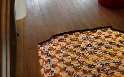 Foto di pavimento in legno su impianto radiante