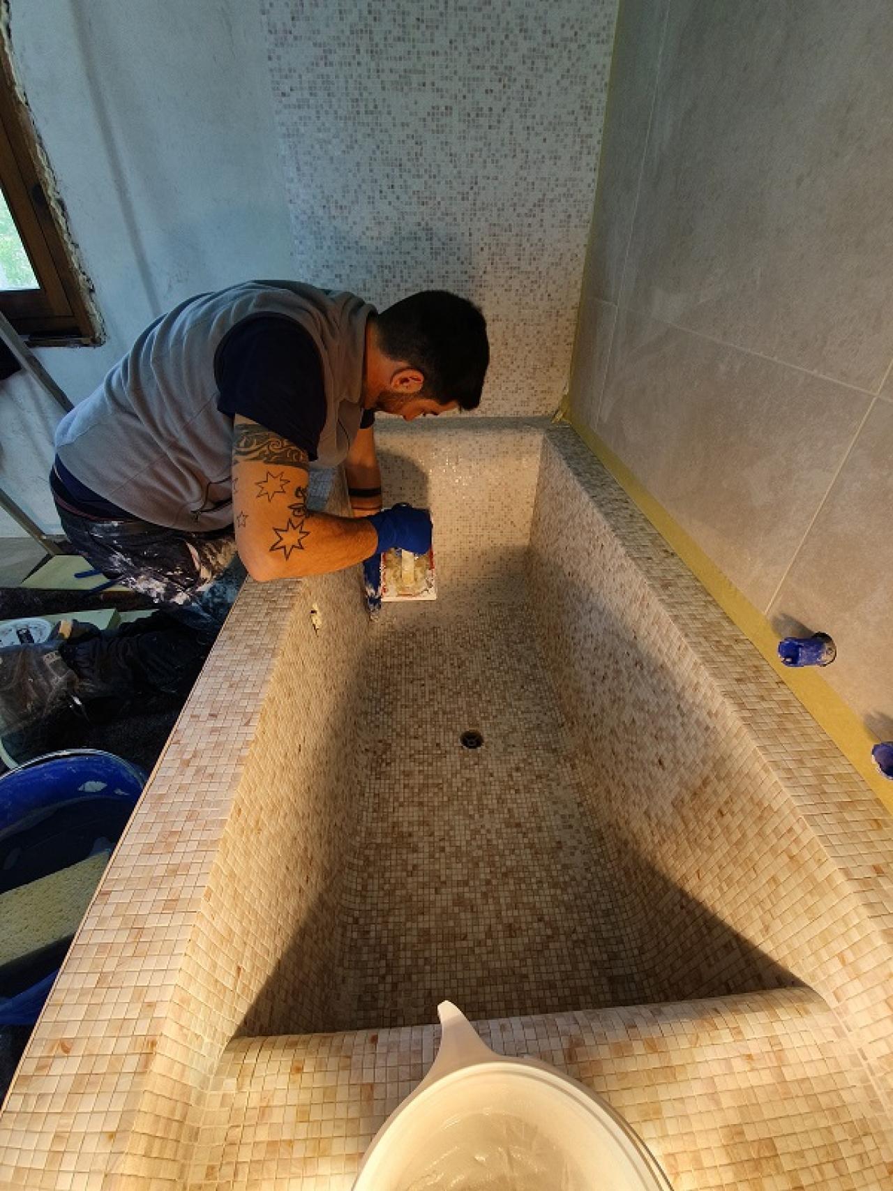 500g BIANCO PROFESSIONAL MOSAICO Stucco Stucco Mosaico 