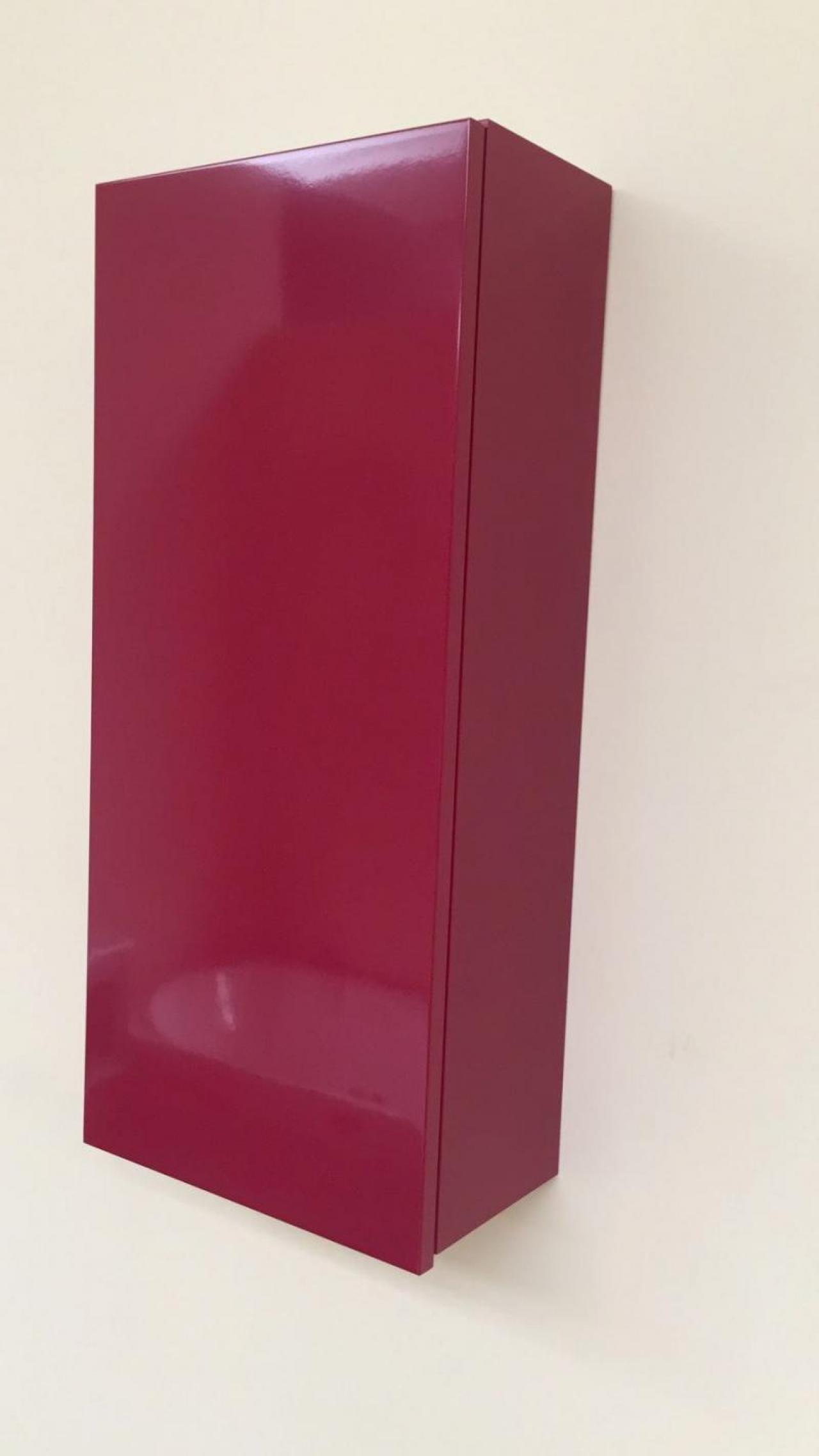 Pensile bagno laccato lucido rosso vivo - sezione outlet a Vicenza