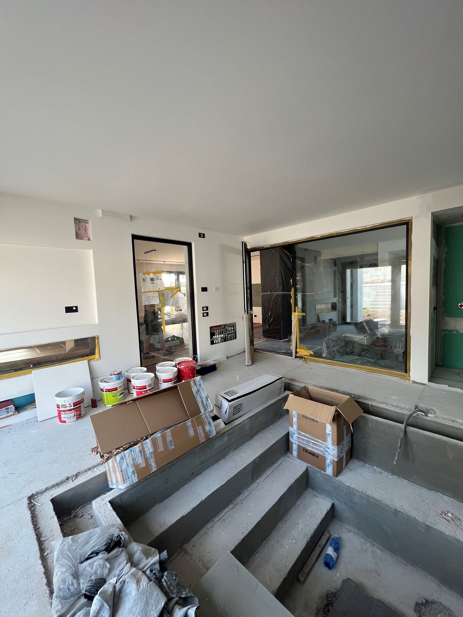 cantiere casa in legno