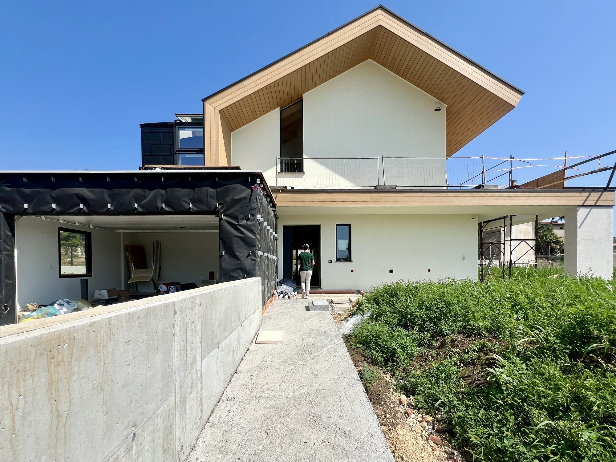 cantiere casa in legno