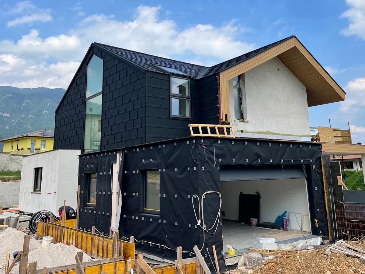 cantiere casa in legno