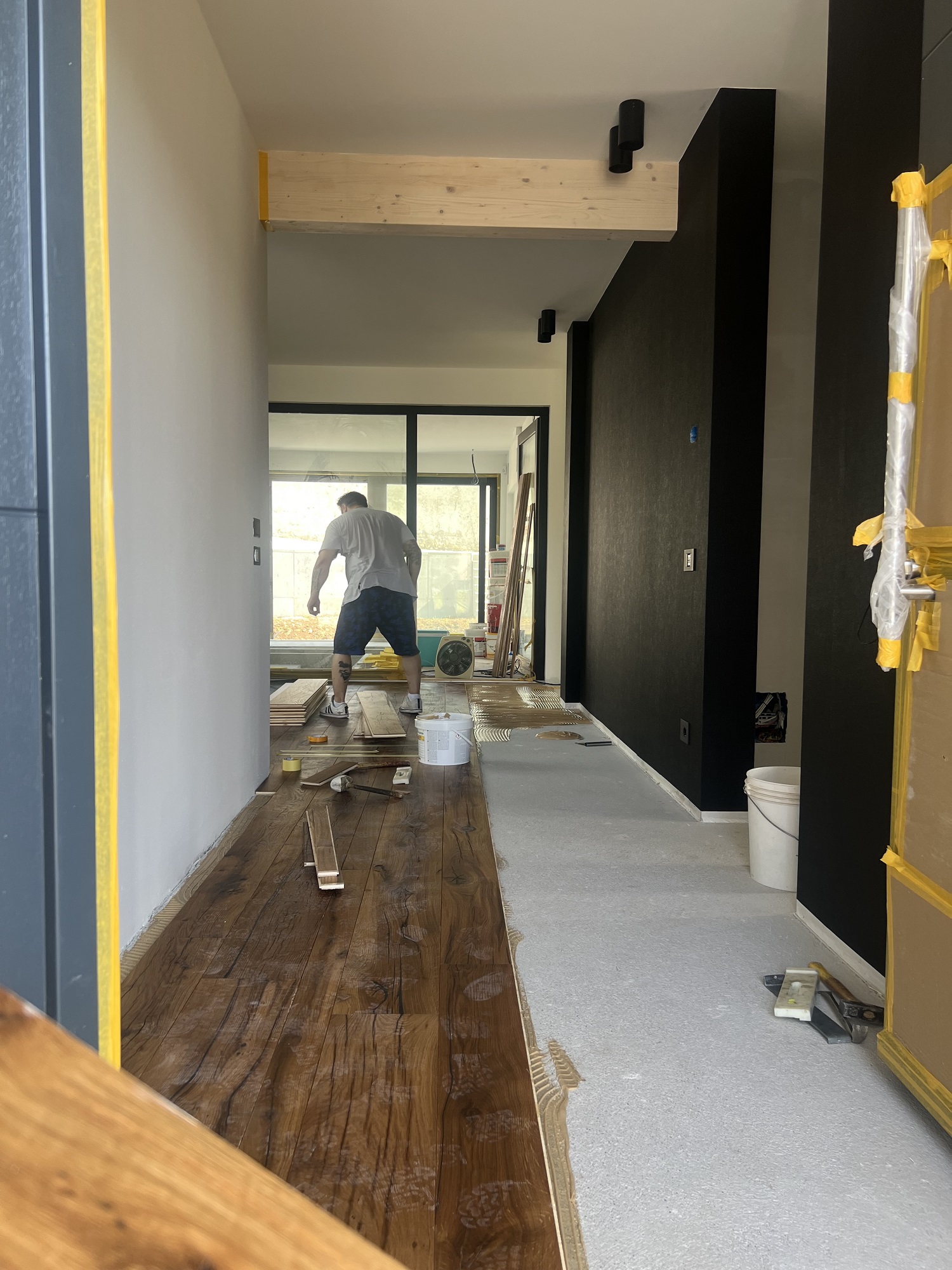 cantiere casa in legno