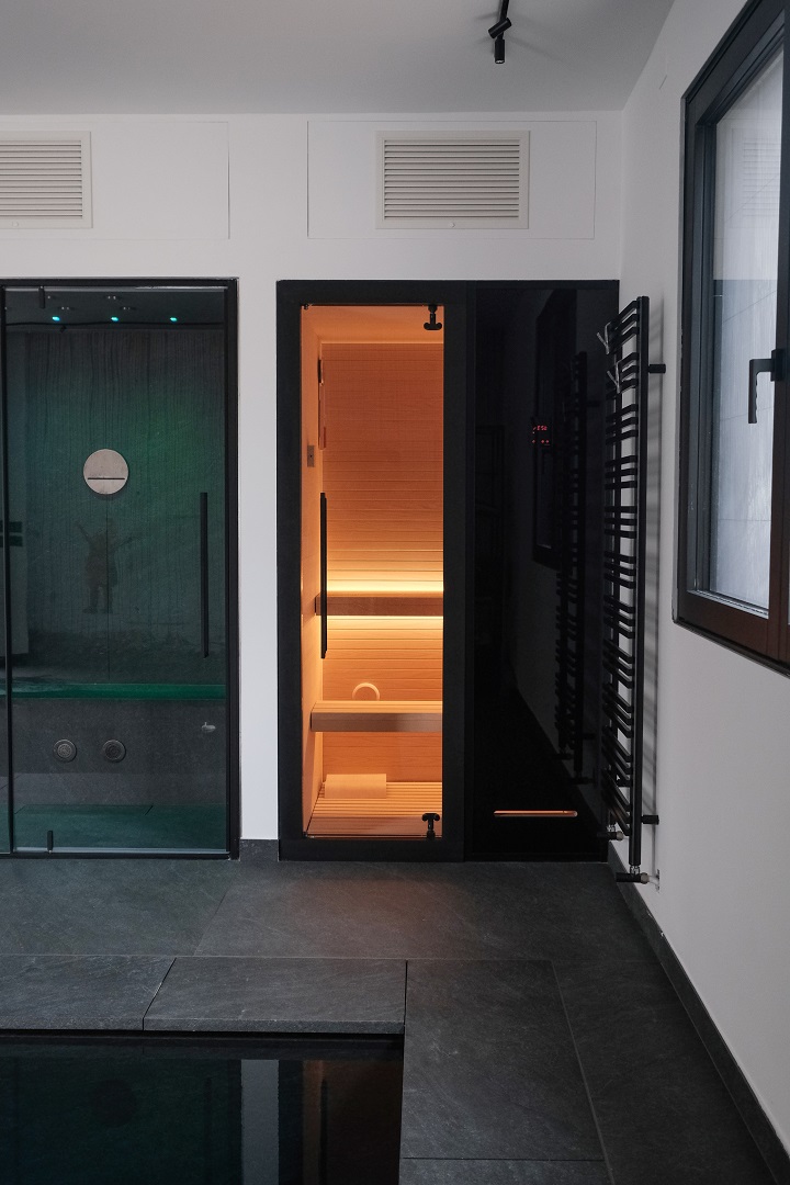 sauna in casa zona spa domestica